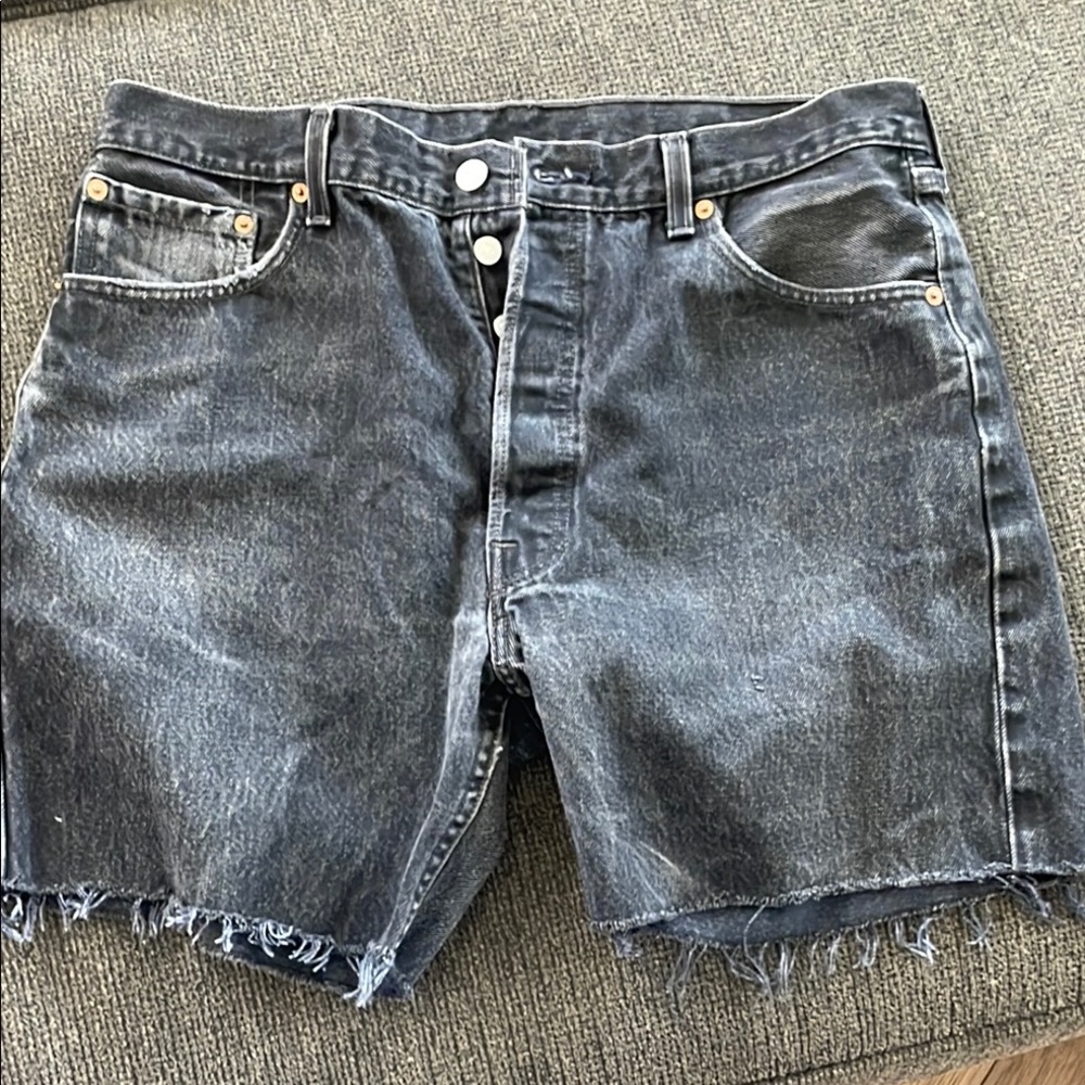 Women’s Black Denim Shorts